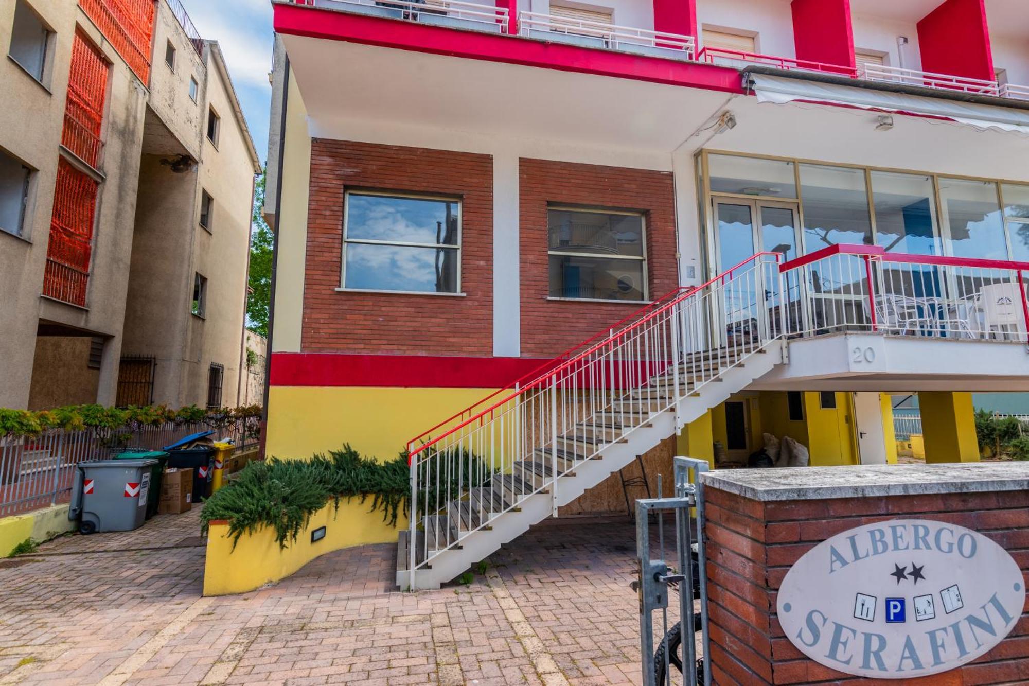 Hotel Serafini Rimini Bagian luar foto
