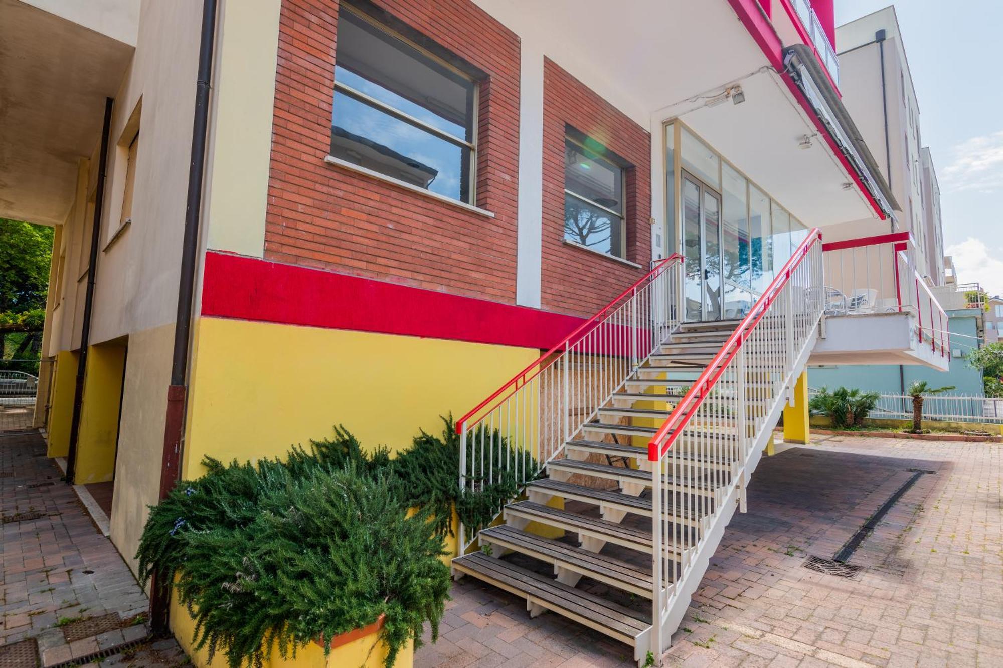 Hotel Serafini Rimini Bagian luar foto